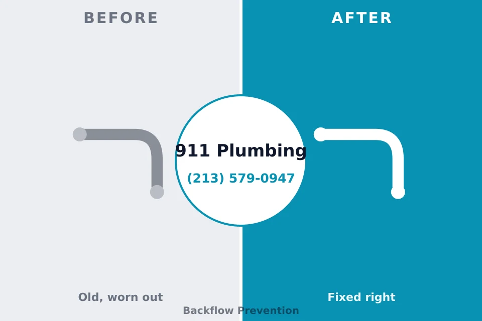 Before and after: plumbing company Rollingwood, TX